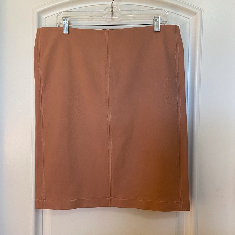 Neiman Marcus Leather Skirt